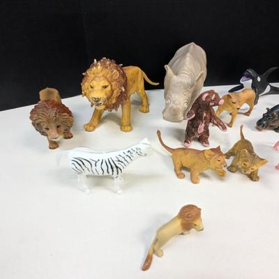 Vintage Plastic Animal Figures - Various Markings