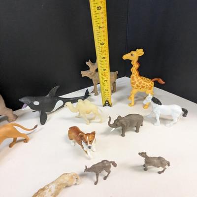 Vintage Plastic Animal Figures - Various Markings