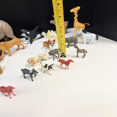 Vintage Plastic Animal Figures - Various Markings