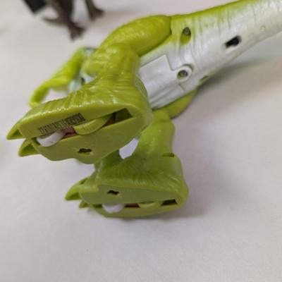 A Few Articulated Dinosaur Figures