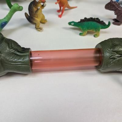 A Few Articulated Dinosaur Figures