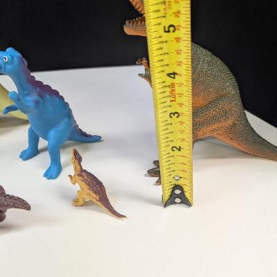 A Few Articulated Dinosaur Figures