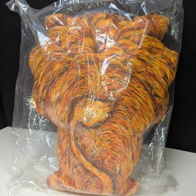 Vintage Richard The Lion Craft Fabric Panel Pillow