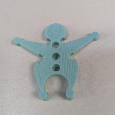 Vintage Interlocking Stacking Plastic Toy Clown Figures - Really Fragile