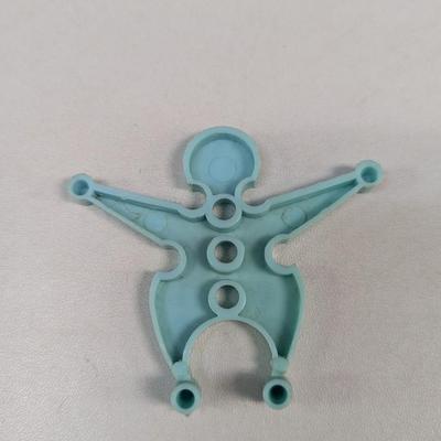 Vintage Interlocking Stacking Plastic Toy Clown Figures - Really Fragile