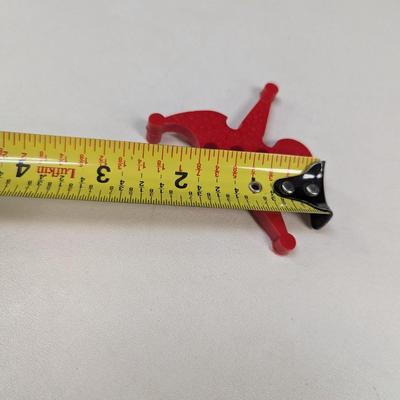 Vintage Interlocking Stacking Plastic Toy Clown Figures - Really Fragile