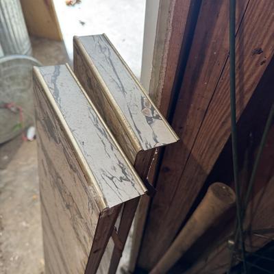 MCM Formica Table with Leaves