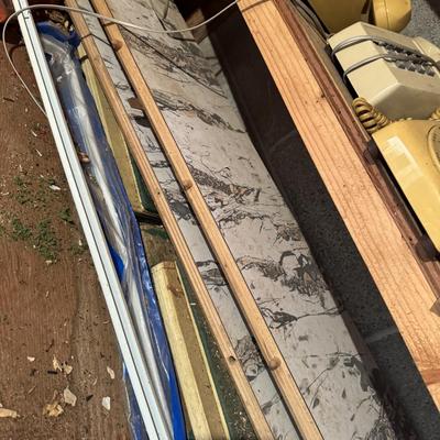 MCM Formica Table with Leaves