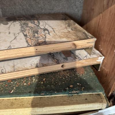 MCM Formica Table with Leaves