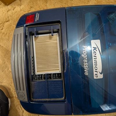 Kenmore canister vacuum with hepa filter.