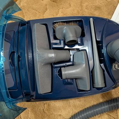 Kenmore canister vacuum with hepa filter.