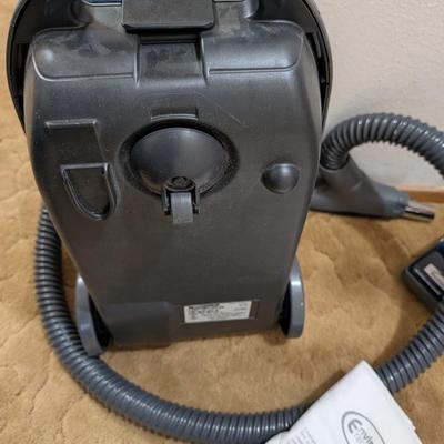 Kenmore canister vacuum with hepa filter.