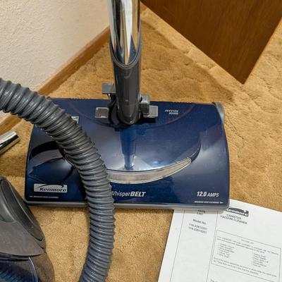 Kenmore canister vacuum with hepa filter.