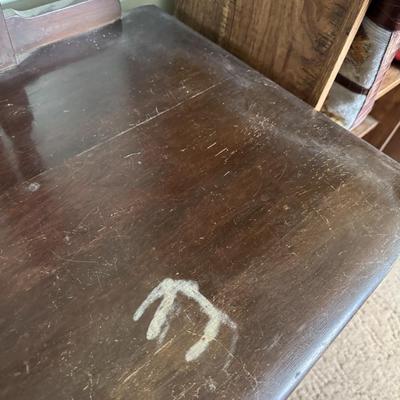 Mahogany Desk with Mirror Project Piece