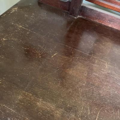 Mahogany Desk with Mirror Project Piece