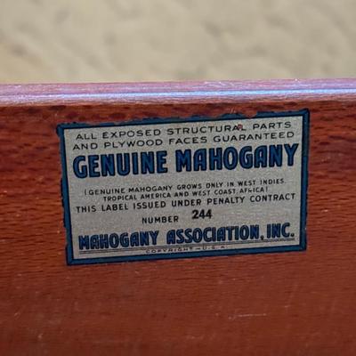 Mahogany Desk with Mirror Project Piece