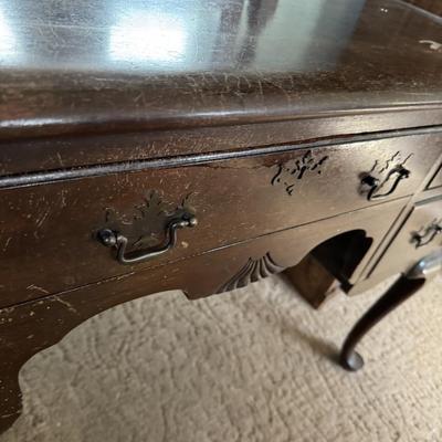 Mahogany Desk with Mirror Project Piece