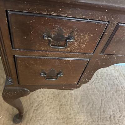 Mahogany Desk with Mirror Project Piece
