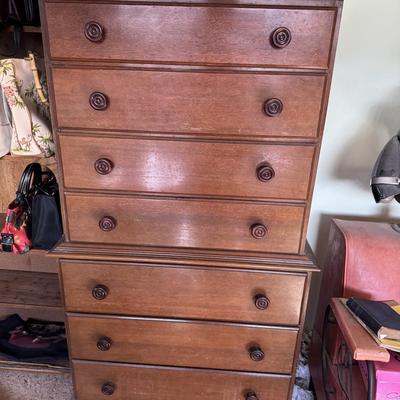 Vintage Highboy Dresser 280