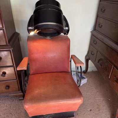 Vintage “Turbinator” Hair Dryer Chair
