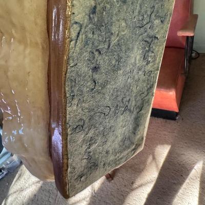 Antique Cherub Chalk Dresser Mirror