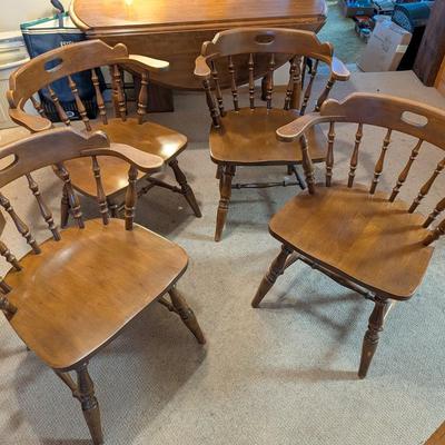 Mid Century Sturdy Table and Chairs.