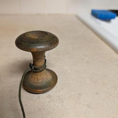 Thoughts are is that it's an apple core shaped chalk line.