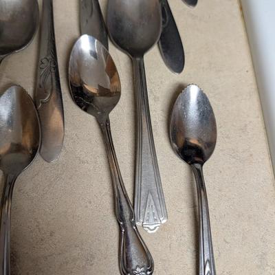 Miscellaneous forks, spoons, and knives