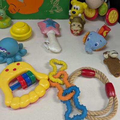 Assortment Of Children's Toys Including Playskool Monkey Puzzle