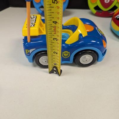 Haktoys Remote Control Cartoon Police & Racing Cars