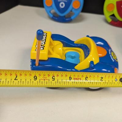 Haktoys Remote Control Cartoon Police & Racing Cars