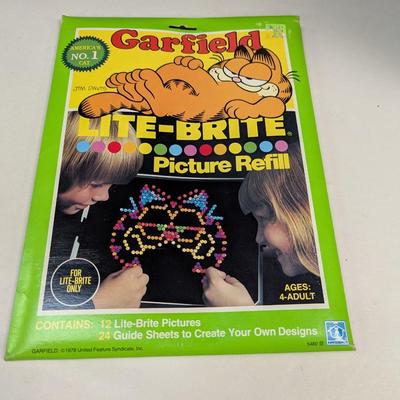 Garfield Lite-Brite Picture Refills