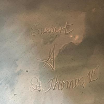 Signed Caribbean Ceramic Wall Sculpture – St. Thomas