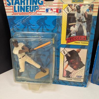 1980's & 1990's Starting Lineup Players Frank Thomas Darryl Strawberry Ken Griffey Jr,