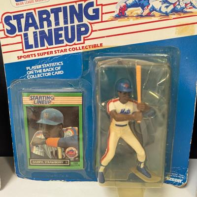 1980's & 1990's Starting Lineup Players Frank Thomas Darryl Strawberry Ken Griffey Jr,