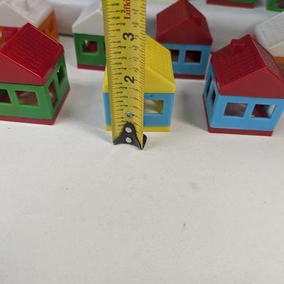 Vintage Stackable Toy House Lot