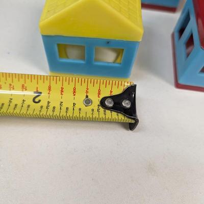 Vintage Stackable Toy House Lot