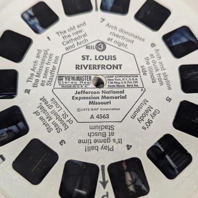 1960's Sawyers Viewmaster w/ Album & 30+ Tourist Attraction Reels