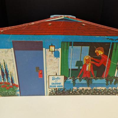 Barbie & Skipper Deluxe House Mattel 1965 Vinyl Case #1