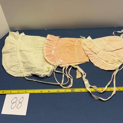 Vintage Baby Bonnet Lot
