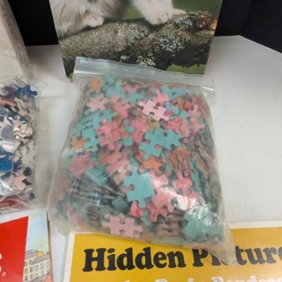 Vintage Puzzles & Kids Magazines