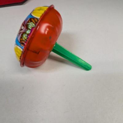 Al G. Kelly Miller Bros Circus Banner & U.S. MFG. Co, Tin Litho Noise Maker