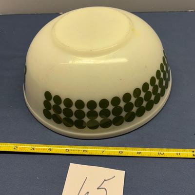 Vintage Pyrex Green Dot #404 Bowl