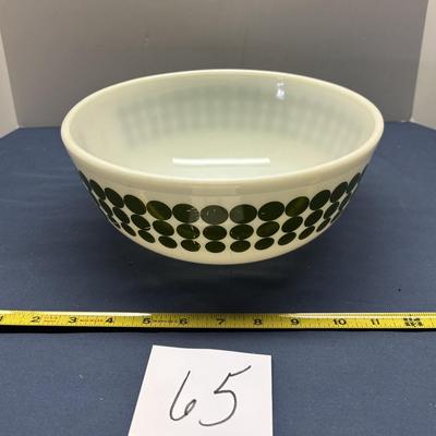 Vintage Pyrex Green Dot #404 Bowl