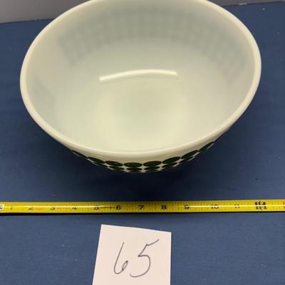Vintage Pyrex Green Dot #404 Bowl