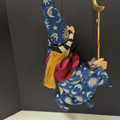 Wizard Marionette Puppet Moon & Stars