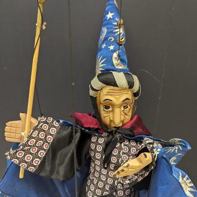Wizard Marionette Puppet Moon & Stars