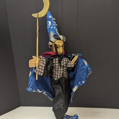 Wizard Marionette Puppet Moon & Stars