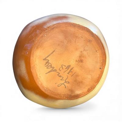 Frankoma Giant Bowl with Imperfection Prairie Gold