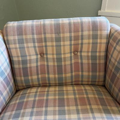 Plaid Accent Chair (B3-BC)